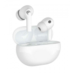 White Solid BroPods CB01 Waterproof Earbuds With 25 Hours Playtime