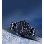 Men Navy Blue Analogue Watch BQ2403