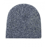 Unisex Blue Solid Beanie