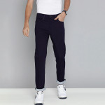 Men Navy Blue Slim Fit Mid Rise Stretchable Jeans