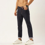 Men Blue Slim Fit Mid-Rise Stretchable Jeans