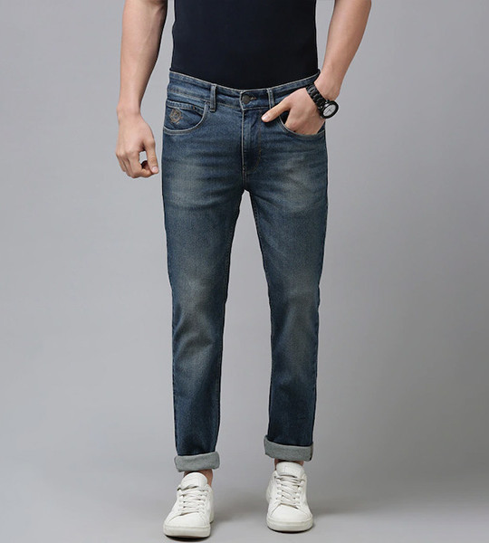 Men Blue  Skinny Fit Light Fade Stretchable Jeans