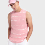 Men Pink Oversized Vest