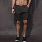 Men Grey Solid Regular Fit Regular Shorts