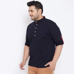 Plus Size Men's Henley T-Shirt