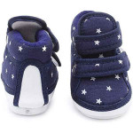 Black Shoes with Double Strap for Baby Boys & Baby Girls