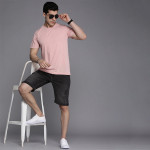 Men Black Slim Fit Distressed Shorts