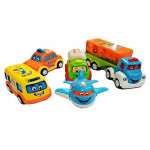 Pull Back Toy Vehicles Pack of 5 - Multicolor