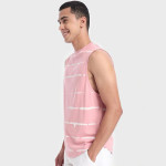 Men Pink Oversized Vest