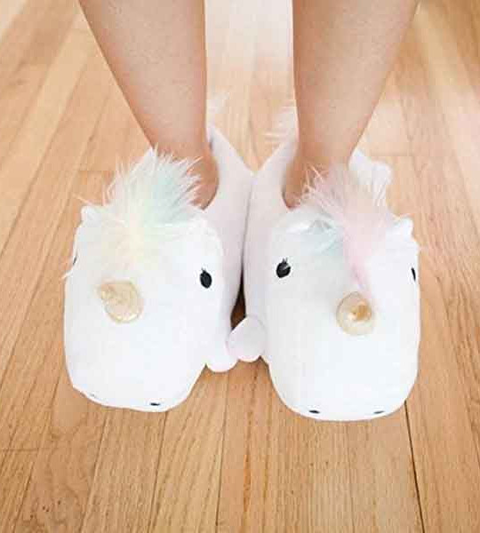 Cute Cartoon Slippers, Fluffy Plush Warm Comfortable Lounge Shoes, Soft Cozy Plush House Shoes for Women 28cm