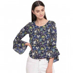 Bell Sleeved Floral Top