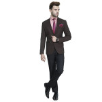 Men's Slim Fit Single Breasted Blazer