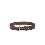 Men Brown Solid Leather Belt