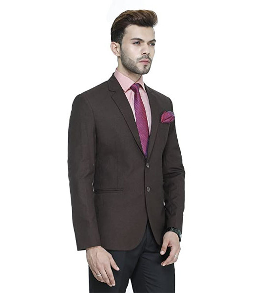 Men's Slim Fit Single Breasted Blazer