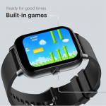 Black ColorFit  Bluetooth Calling Smart Watch with Voice Assistance