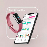 Pink Solid Wellness Tracker Fitness Band