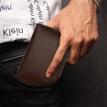 Leather Men Wallet(green)